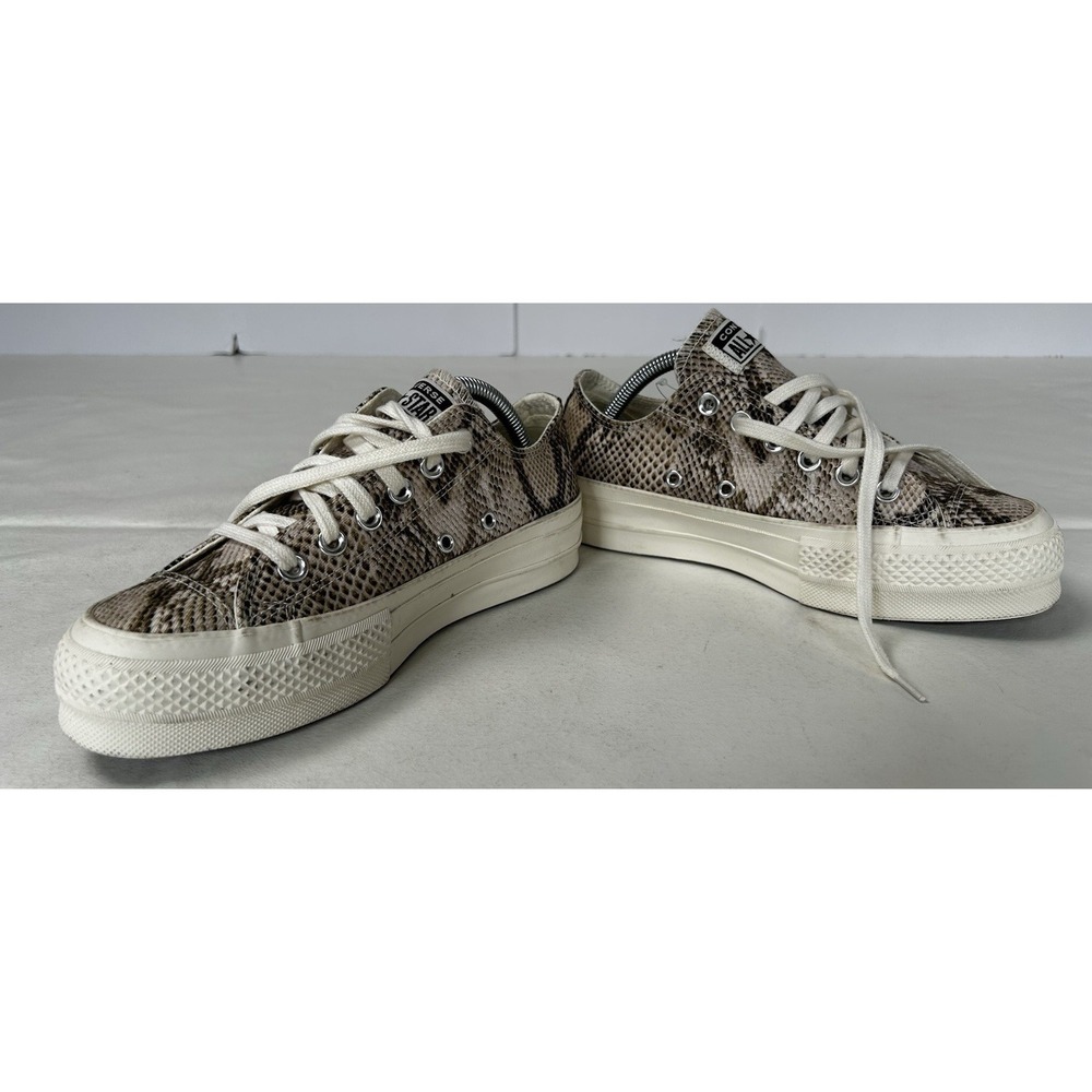 Converse Chuck Taylor All Star Lift Platform Snakeskin Low-Top Women's Size 6